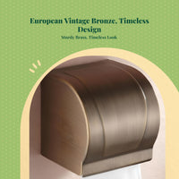 Brass Antique Bathroom Hardware Set, European Wall-Mount Kit