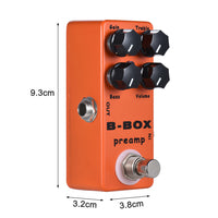MOSKYAUDIO Mini Guitar Effects Pedal Overdrive Preamp BB Preamp