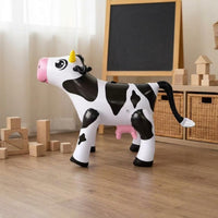 Inflatable Cow PVC Farm Decor Easy to Inflate