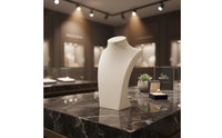 Necklace Display Bust Stable Base Necklace Bust Stand Mannequin Neck Stand Abrasion Protection Neckpiece Display Model