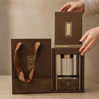 Vintage Brushed Texture Wooden Gift Box for Bracelets and Small Collectibles