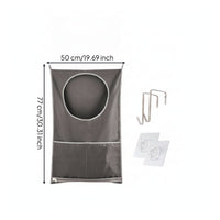 Wall Hanging Storage Bag Easy to Use Hanging Storage Bag with Hooks Clear