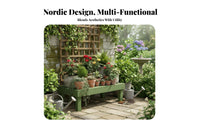 Multi-Tier Plant Stand Nordic design Flower Shelf long-lasting for Balcony, Homeowners