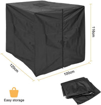 210D Oxford Cloth IBC Ton Bucket Cover 1000L Outdoor Water Tank Cover with Zipper and Lid, Waterproof, Dustproof, Heat Insulation