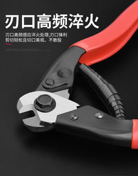 工业级沾塑钢丝绳剪断线钳剪线钳8寸剪切钳CRV省力刹车线剪2