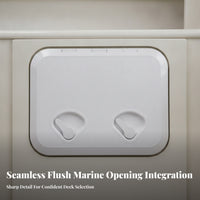 Low-Profile Marine Deck Hatch Cover