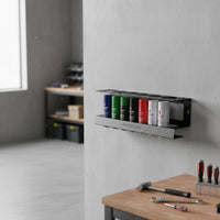 Wall-Mounted Caulking Tool Rack Integrated Caulking Storage Area Saving