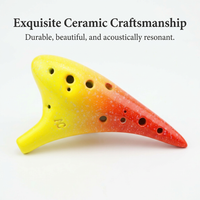 12 Hole Alto Musical Instrument Gift for Adults, Beginners Professional Ocarina Flute, Beautiful Sou - Image 3