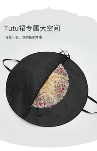 新款TUTU裙舞蹈包女芭蕾舞演出服专用防水收纳袋大容量手提袋背包.