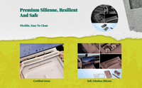 Non-slip silicone organizer for ES6