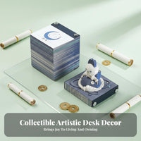 3D Paper Carving Notepad Creative Gift Tear-off Sculpture Memo Pad Original Design Paper Carving Art Memo Pad for Students, Adults, Study Room, School