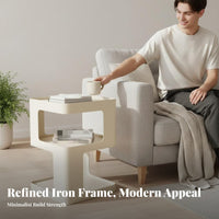 C-Shaped Snack Table Modern aesthetic Household Furniture Minimalist Aesthetic