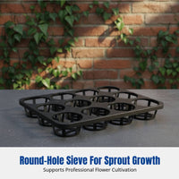Flower Tray, Floral Sprouting Tray, PP Planting Tray, Durable Multi-Hole Nursery Tray