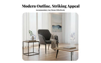 Upholstered Barrel Chair Nordic Design Home Seating Minimalist design for Bedroom