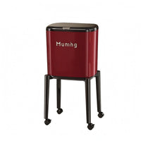 Retro Trash Can Presspress-to-Release Refuse Container Portable for Kitchen