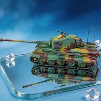 1/72 Scale Tank Model Movable Turret Historical Armored Vehicle Model Realistic Collectible Decor for Collectors