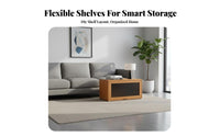 Accent Console Space-Saving Stackable Organizer Block Long-Lasting Design