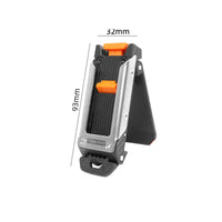 Foldable Tool Bag Belt Clip with Rotating Buckle Industrial Belt Clip with Guard Plate Easy Install Reliable for Electricians, Construction Sites