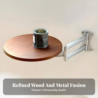 Round Foldable shelf Space-Saving Floating Shelf Multi-Purpose for Small Spaces