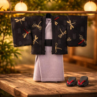 Doll Kimono Outfit Light Inner Layer Doll in Kimono Attire Outfit Detachable Geta Sandal Set