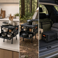 Ventilated Aluminum Storage Box with Handles Space-Saving Foldable Storage Box Versatile Utility Crate with Handles Compact for Hikers