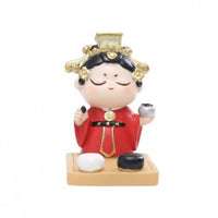 Wu Desk Ornament Collectible Period Figure Holder Cute Chinese Design Telephone Stand
