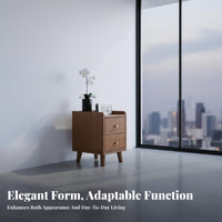 Narrow Bedside Cabinet Modern Design Nightstand adaptable for Bedroom, Dorm Room