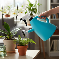Dual-Function Spray and Watering Can for Garden and Home Plants, Hand Press Mister