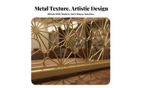Openwork Metal Railing Freestanding Booth Divider Modern Aesthetic for Cafes