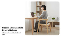 Rounded spinerest Chair Space-Saving archedd spinerest Side Chair Easy Assembly