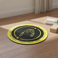 Round Jump Rope Mat Portable Shock Absorbing Exercise Pad Lightweight