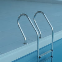 4-Step Pool Ladder No-Boring Stainless Steel Pool Ladder Rust Resistant for Homeowners, Inground Pools