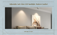 Dimmable LED ceiling spotlight