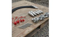 Construction Equipment Diverter Valve Kit Quick Connect Hydraulic Diverter Valve Kit Easy Installation Heavy Equipment Part