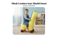 Donkey-Shaped Seat Rideable Ride-on Toy Creative Decoration Soft Exterior for Toddlers, Parents, Playroom, Nursery, Kindergarten