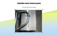 Waterproof motorcycle side case