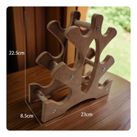 Three-Tier Dumbbell Rack Screw-Fastened 3 Tier Dumbbell Rack Sturdy for Home Gym