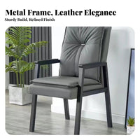 Mahjong Parlor Chair Thick Seat padding Upholstered Armchair Sturdy Frame Simple Assembly for Adults, Seniors, Recreation Center