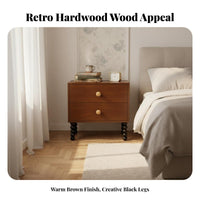 Narrow Nightstand Space-Saving Bedroom Furniture Slim Design for Living Room