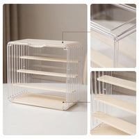 Acrylic Display Box with Stepped Shelving Space-Saving for Collectors