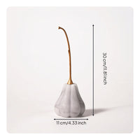 Pumpkin Ornament Tabletop Pumpkin Sculpture Modern Ornaments for Living Room