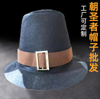 Wool Felt Witch Hat for Women Dark Wizard Hat for Halloween Costume Party