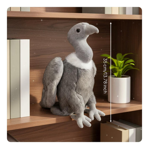 Vulture Stuffed Toy PP Cotton Filling Stuffed Vulture Doll for Home Decor
