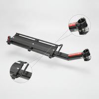 Aluminum Alloy Bike Rack with Quick Release Clamp Compatible Cycle Cargo Rack Sturdy Cycle Luggage Carrier Long-Lasting for Commuting