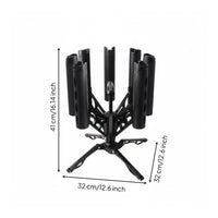 Rotating Fishing Rod Stand 360 Degree Rotation for Tackle Shop, Garage, Anglers
