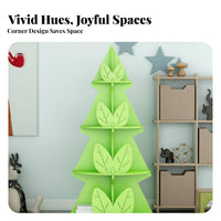 Rotating Book Storage Unit Tower Space-Saving Revolving Book Tower Minimalist Aesthetic Floor-Standing Design for Corner