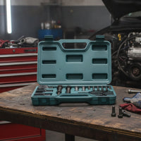 14 Pieces Automotive A/C Clutch Removal Tool Complete Compressor Clutch Puller Sturdy Long-Lasting for Auto Repair Shop