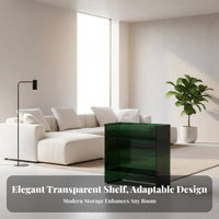 C-Shaped Acrylic Table Multipurpose Acrylic C-Table even Rounded Corners
