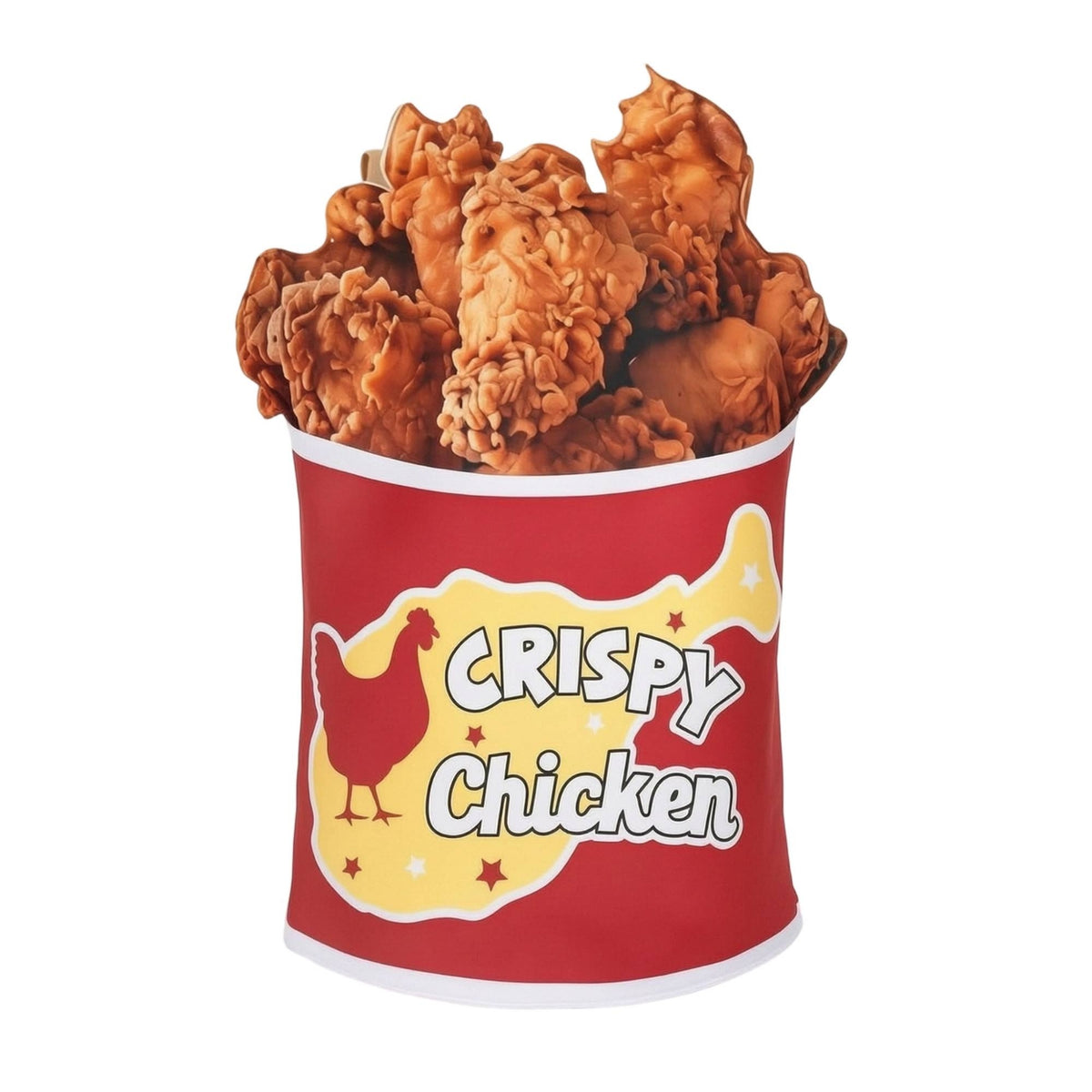 buckets of Fried Chicken Costume Easy to Wear Chicken buckets Costume Lightweight Tunic with Box for Cosplay