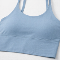 Sports Bras for Women with Built-In Support for Running and Fitness, Moisture Wicking Tank Tops for Gym with Wide Design